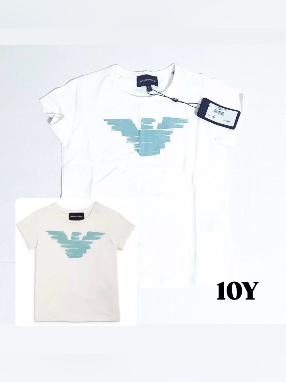 Emporio Armani Logo Tee Girls Size 10Y